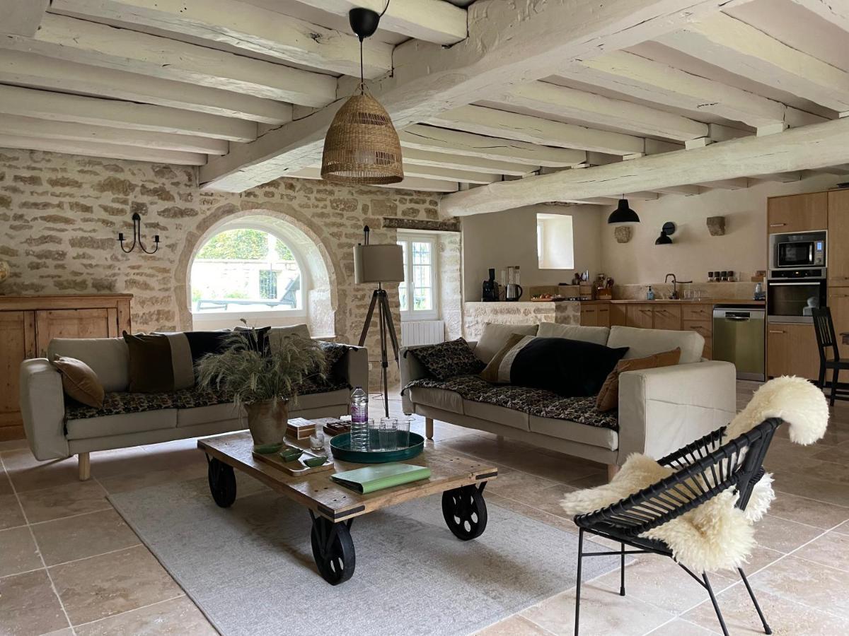 La Closerie De Gigny Maison Templiere Avec Piscine,Jacuzzi Exterior photo